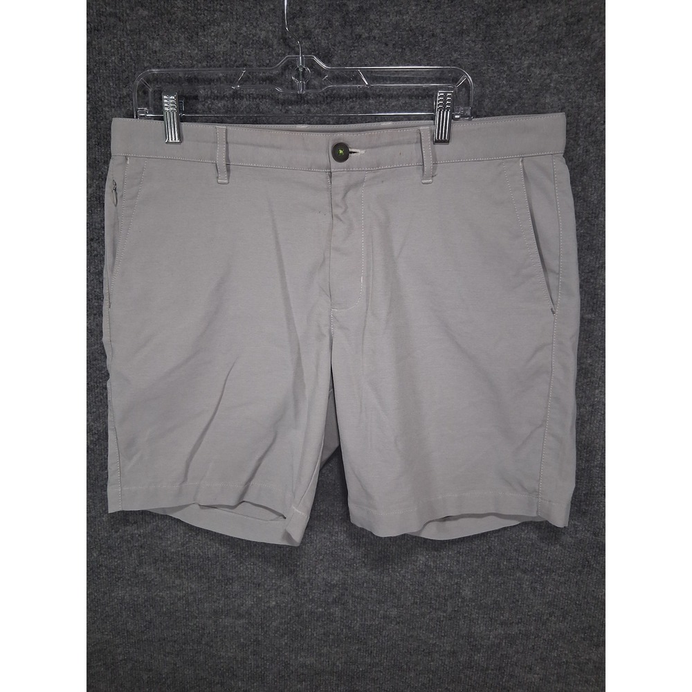 Tommy Bahama Mens Size 36 Gray Shorts Casual Flat Front Golf